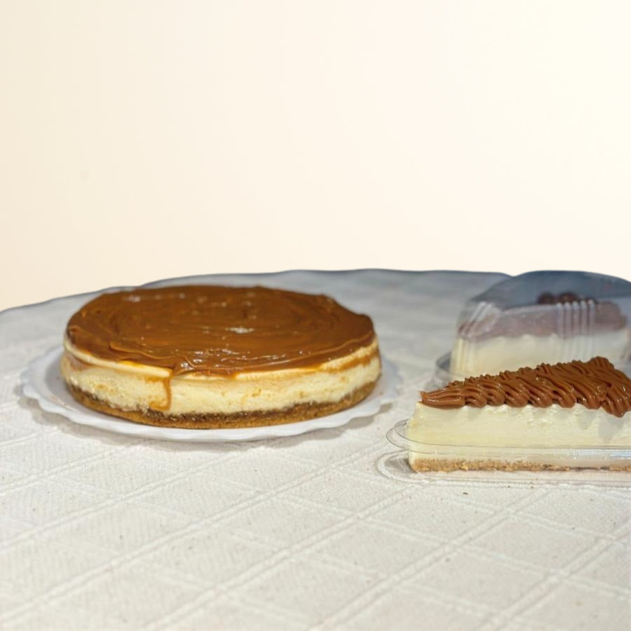 CHEESECAKE AMERICANO CON DULCE DE LECHE MINI