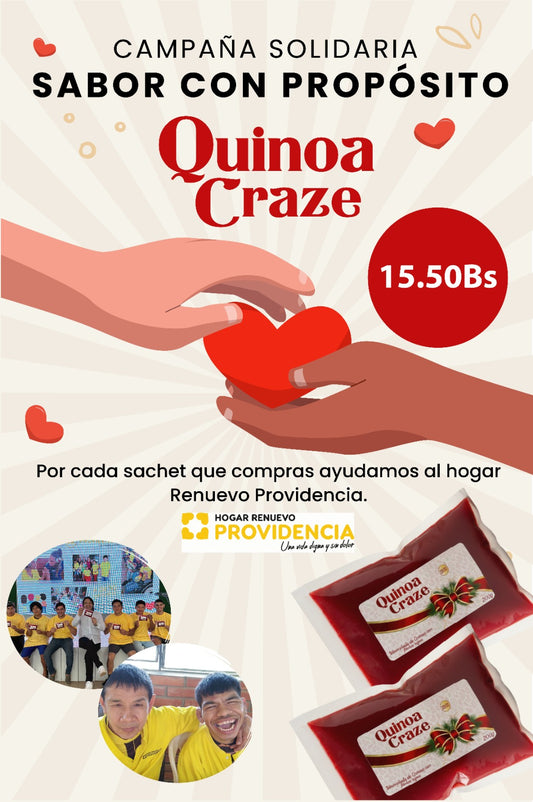 MERMELADA QUINOA CRAZE CAMPAÑA SOLIDARIA