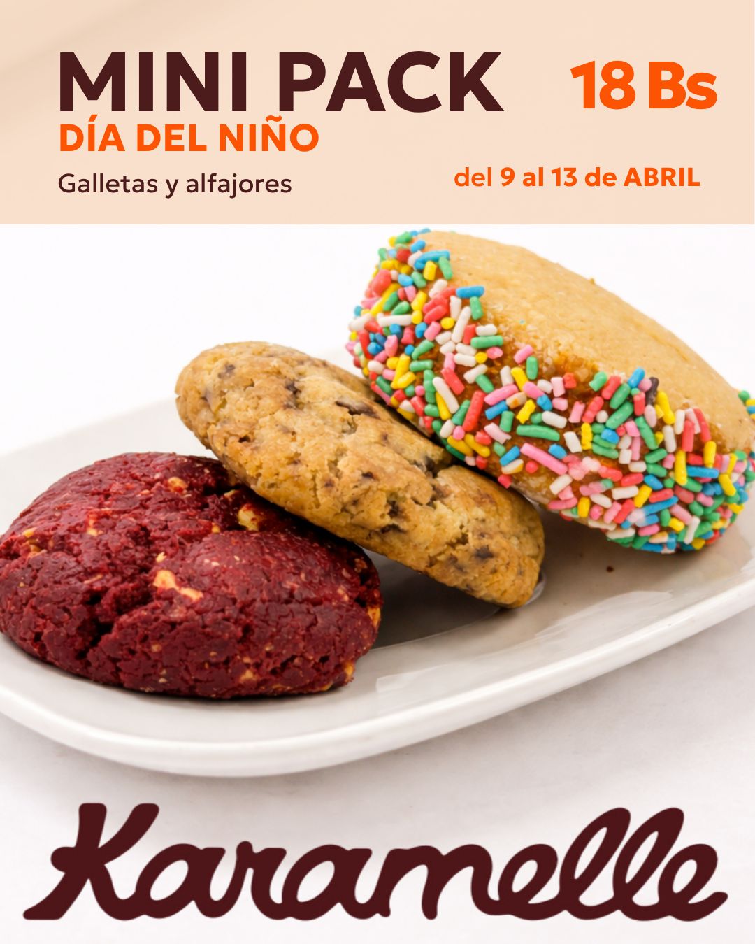 PACK 2 ALFAJORES + 2 GALLETAS
